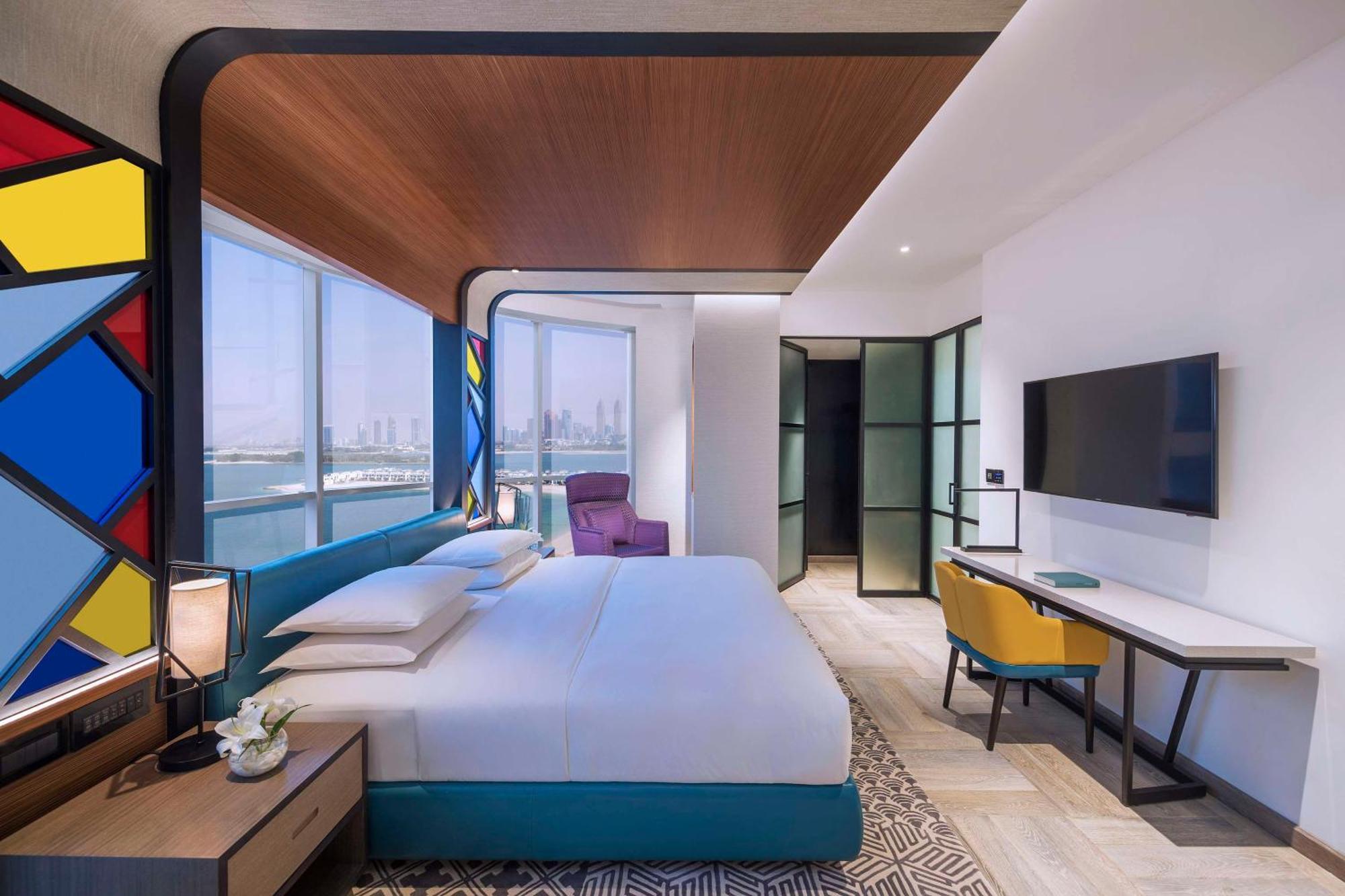 فندق Andaz Dubai The Palm, By Hyatt المظهر الخارجي الصورة A guest room at the hotel